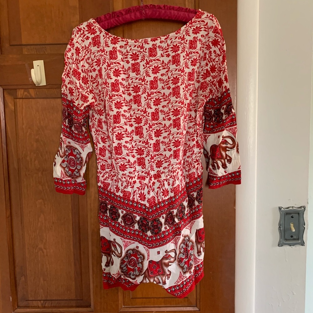 Elephant Patterned Romper - Picture 2 of 5